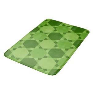 Tapis De Bain Solomon Seal Star de David Illusion Optique