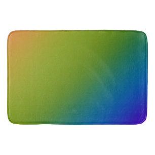 Tapis De Bain Sombre diagonale Arc-en-ciel