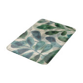 Tapis De Bain Sophistication verdoyante - Feuilles tropicaux (Angle)