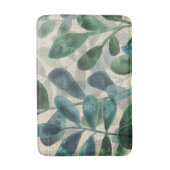 Tapis De Bain Sophistication verdoyante - Feuilles tropicaux (Devant (Vertical))