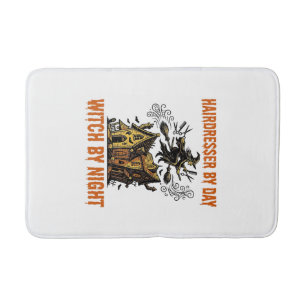 Tapis De Bain Sorcière Coiffeuse Halloween Vintage Chemise de Sa