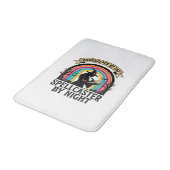 Tapis De Bain Sorcière Comptable Rétro Halloween Comptabilité De (Angle)