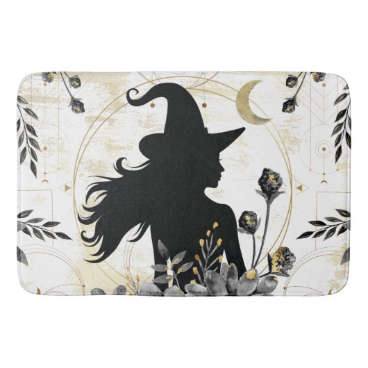 Tapis De Bain Sorcière contemporaine d'Halloween 3 (Devant)