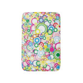 Tapis De Bain Sort de cercles vifs (Devant (Vertical))