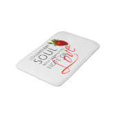 Tapis De Bain Soul aux fraises (Angle)
