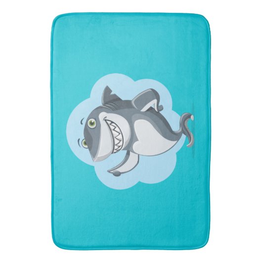 Tapis De Bain Sourire aux requins (devant Vertical)