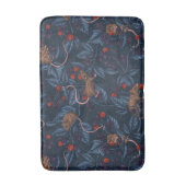 Tapis De Bain Souris et mûres sur la marine (Devant (Vertical))
