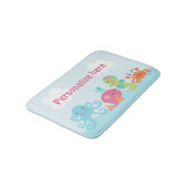 Tapis De Bain Sous la mer/baleine rose (Angle)