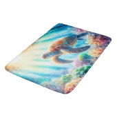Tapis De Bain Sous la tortue de mer (Angle)