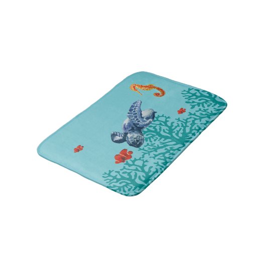 Tapis De Bain Sous l'océan (Angle)