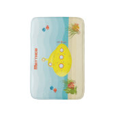 Tapis De Bain Sous-marin jaune profond (Devant (Vertical))