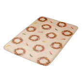 Tapis De Bain Southwest Rustic Chile Peppers Wreaths   (Angle)