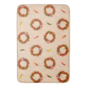 Tapis De Bain Southwest Rustic Chile Peppers Wreaths   (devant Vertical)