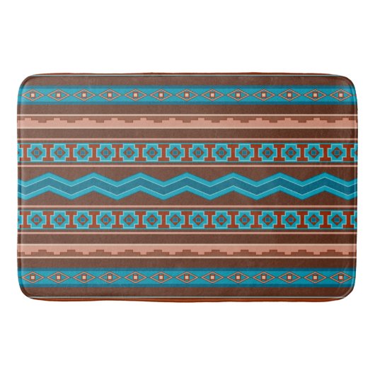 Tapis De Bain Southwest Style Geometric Cameron Gorge Design Lg (Devant)