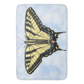 Tapis De Bain Southwest Yellow Swallowtail Butterfly Blue Sky (devant Vertical)