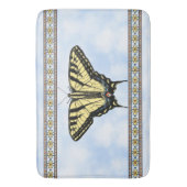 Tapis De Bain Southwest Yellow Swallowtail Butterfly Blue Sky (devant Vertical)