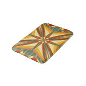 Tapis De Bain Southwestern Golden Sun Rays Design indien (Angle)