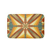 Tapis De Bain Southwestern Golden Sun Rays Design indien (Devant)