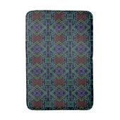 Tapis De Bain Southwestern Symmetrical Tiled Pattern Line Art (Devant (Vertical))