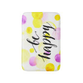 Tapis De Bain Soyez 2 heureux (Devant (Vertical))