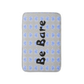 Tapis De Bain Soyez nu gris clair Abstrait Mat de bain (Devant (Vertical))