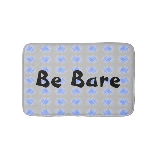 Tapis De Bain Soyez nu gris clair Abstrait Mat de bain (Devant)