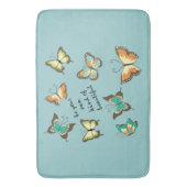 Tapis De Bain Soyez vos propres beaux papillons (devant Vertical)