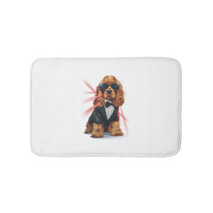 Tapis De Bain Spaniel - Agent Secret Chien