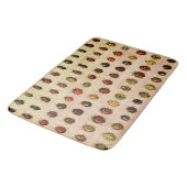 Tapis De Bain Spécimen de coccinelle vintage Motif Insecte antiq (Angle)