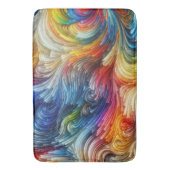 Tapis De Bain Spectre Abstrait contemporain (devant Vertical)