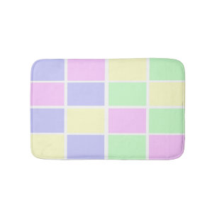 Tapis De Bain spectre abstrait de couleurs doux