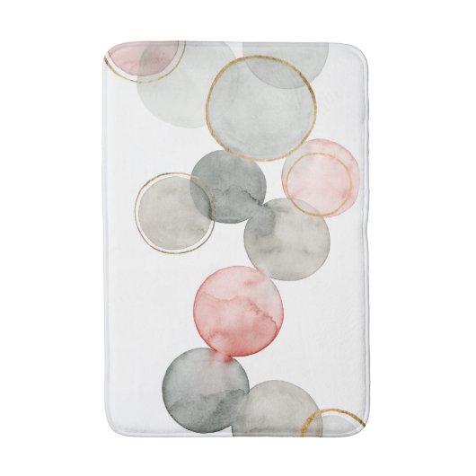 Tapis De Bain Sphères dorées (Devant (Vertical))