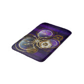 Tapis De Bain Spider Steampunk sur Arrière - plan pourpre (Angle)