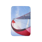 Tapis De Bain Spinnaker rouge avec Sun (Devant (Vertical))