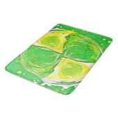 Tapis De Bain Spirale Vert Citron (Angle)