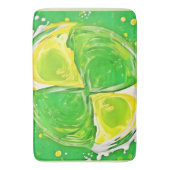Tapis De Bain Spirale Vert Citron (devant Vertical)