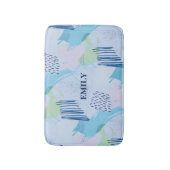 Tapis De Bain Spirales et lignes modernes (Devant (Vertical))