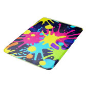 Tapis De Bain Splash couleur vive (Angle)