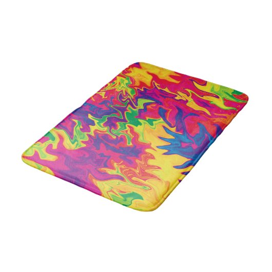 Tapis De Bain Splashing psychédélique...... (Angle)