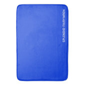 Tapis De Bain Splendid Fairywren Blue Colour (devant Vertical)