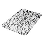 Tapis De Bain Spots dalmatiens (noir/blanc) (Angle)