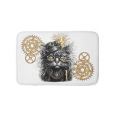 Tapis De Bain Spunky Paws Le Chat Steampunk Funky (Devant)