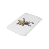 Tapis De Bain Squelette de Dabbing Corgi Mignon Corgi d'Hallowee (Angle)