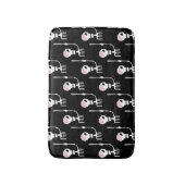 Tapis De Bain Squelette d'Halloween avec épée (Devant (Vertical))
