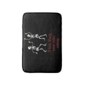 Tapis De Bain Squelettes d'Halloween contemporains (Devant (Vertical))