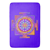 Tapis De Bain Sri Yantra - Symbole hindouiste Design 1 (devant Vertical)