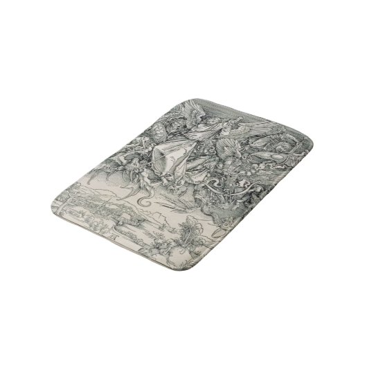 Tapis De Bain St Michael luttant avec le dragon (Angle)
