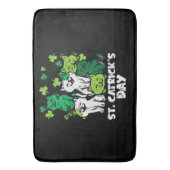 Tapis De Bain St Patricks Catricks Day Cats Saint Pattys (devant Vertical)