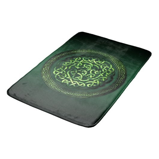 Tapis De Bain St. Patrick's Day - Celtic Motif Round (Angle)
