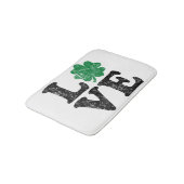 Tapis De Bain St Patrick's Day LOVE Shamrock irlandais (Angle)